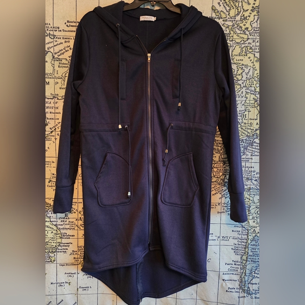 Chic Soul Midnight Zip-Up Jacket NWOT